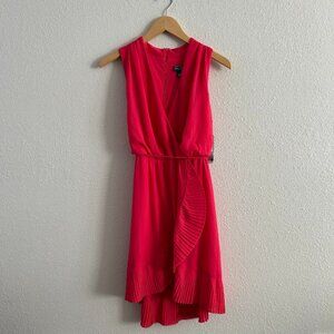 NWT Jessica Howard 12P Wrap Coral Dress